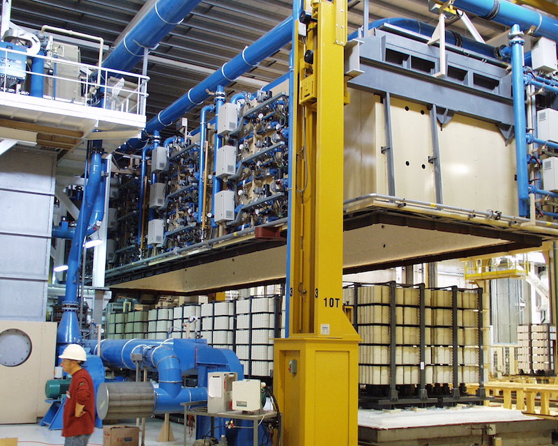 Dome kiln Ceritherm solutions, manufacturers of industrial kilns